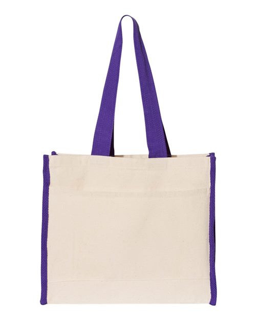Q-Tees 14L Tote with Contrast-Color Handles