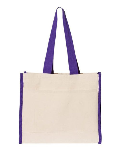 Q-Tees 14L Tote with Contrast-Color Handles