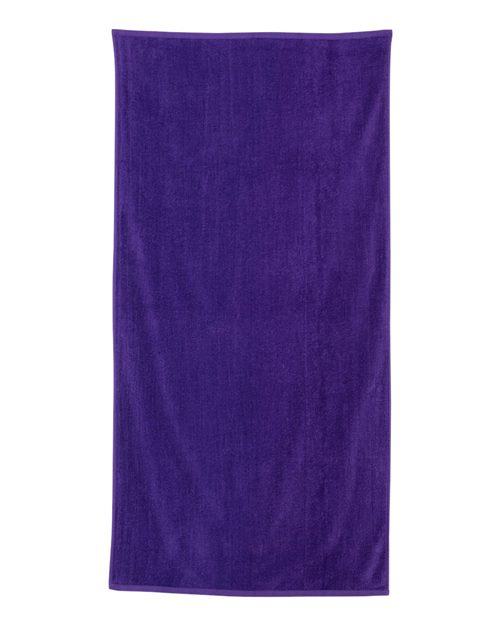 Q-Tees Velour Beach Towel