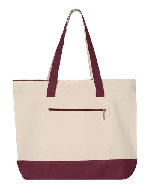Q-Tees 19L Zippered Tote