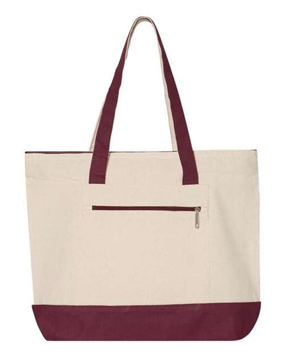 Q-Tees 19L Zippered Tote