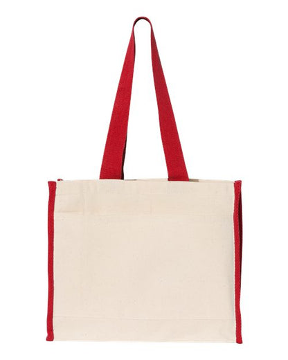 Q-Tees 14L Tote with Contrast-Color Handles