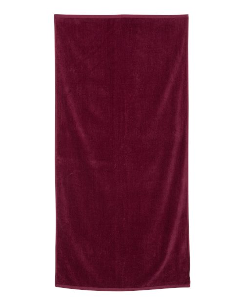 Q-Tees Velour Beach Towel