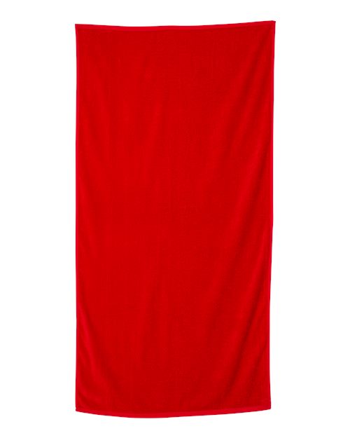 Q-Tees Velour Beach Towel