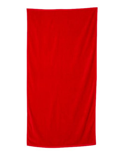 Q-Tees Velour Beach Towel