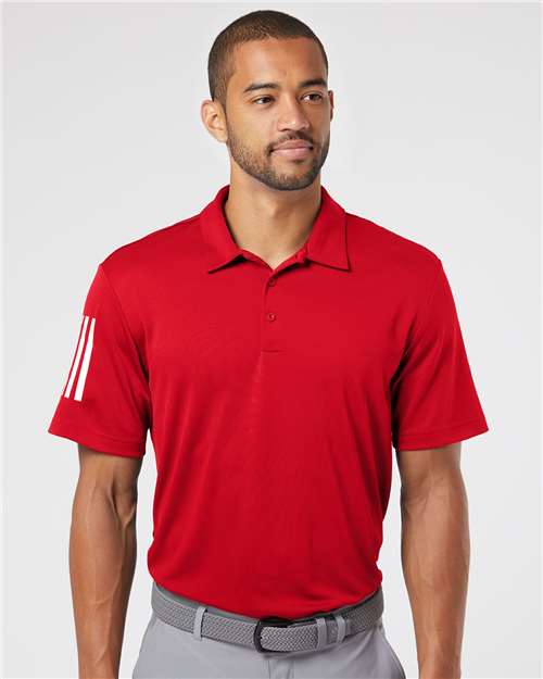 Adidas Men's Floating 3-Stripes Polo