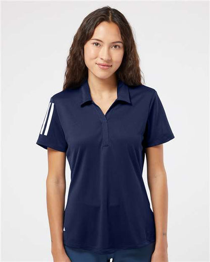 Adidas Women's Floating 3-Stripes Polo