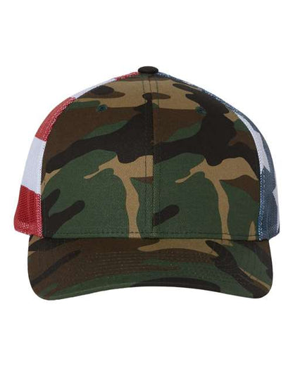 Richardson Printed Mesh Trucker Cap