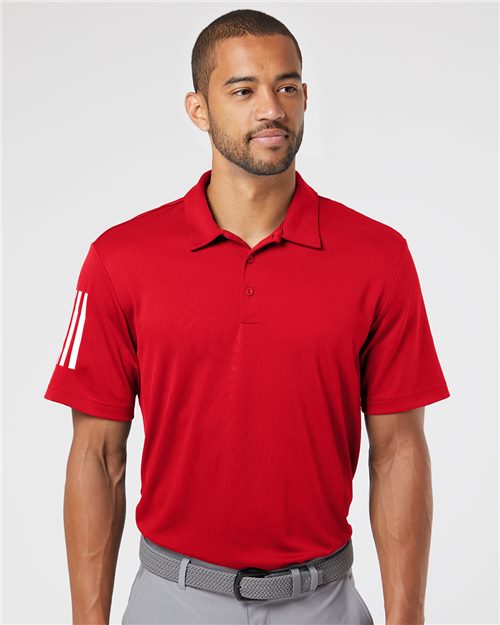Adidas Men's Floating 3-Stripes Polo