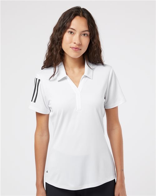 Adidas Women's Floating 3-Stripes Polo