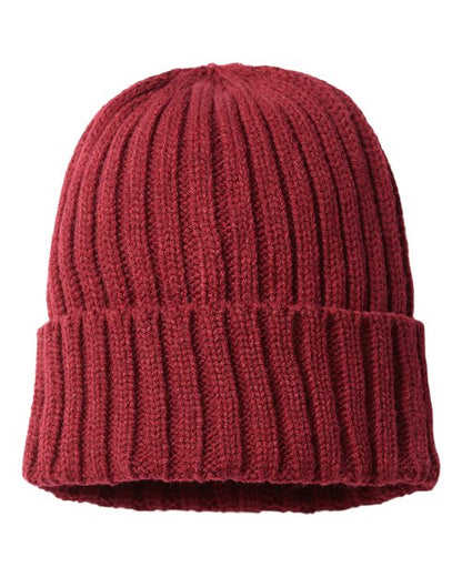 Atlantis Headwear Sustainable Cable Knit Cuffed Beanie