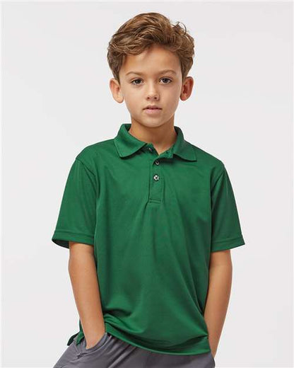 Paragon Youth Saratoga Performance Mini Mesh Polo