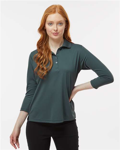 Paragon Women's Lady Palm Three-Quarter Sleeve Polo