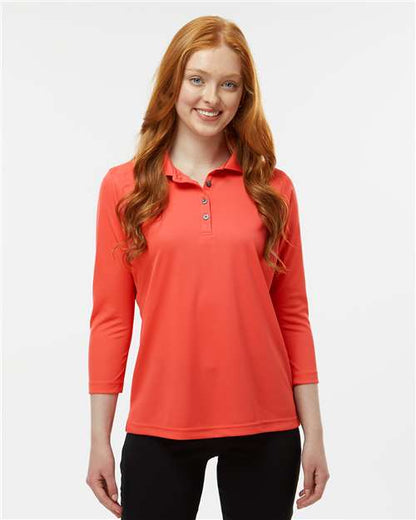 Paragon Women's Lady Palm Three-Quarter Sleeve Polo