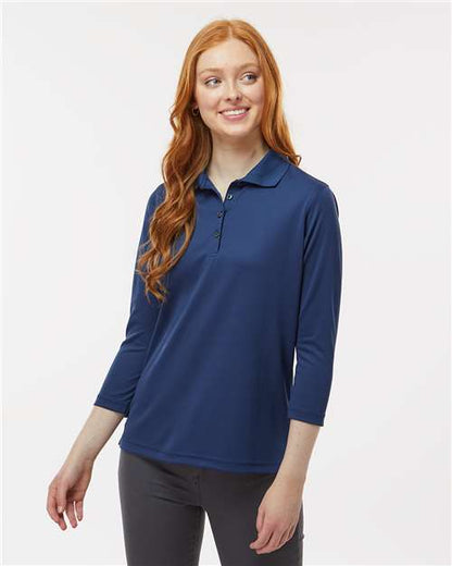 Paragon Women's Lady Palm Three-Quarter Sleeve Polo