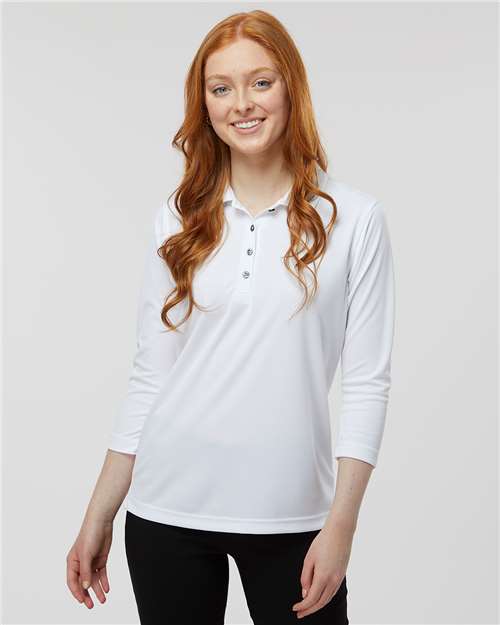 Paragon Women's Lady Palm Three-Quarter Sleeve Polo